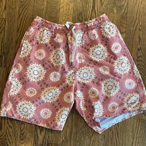 Rhythm. orange Floral Swim Shorts